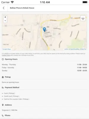 Balkan Pizza & Kebab House android App screenshot 0