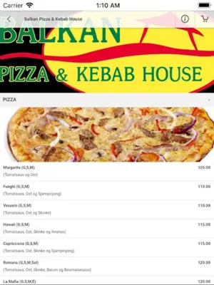 Balkan Pizza & Kebab House android App screenshot 1